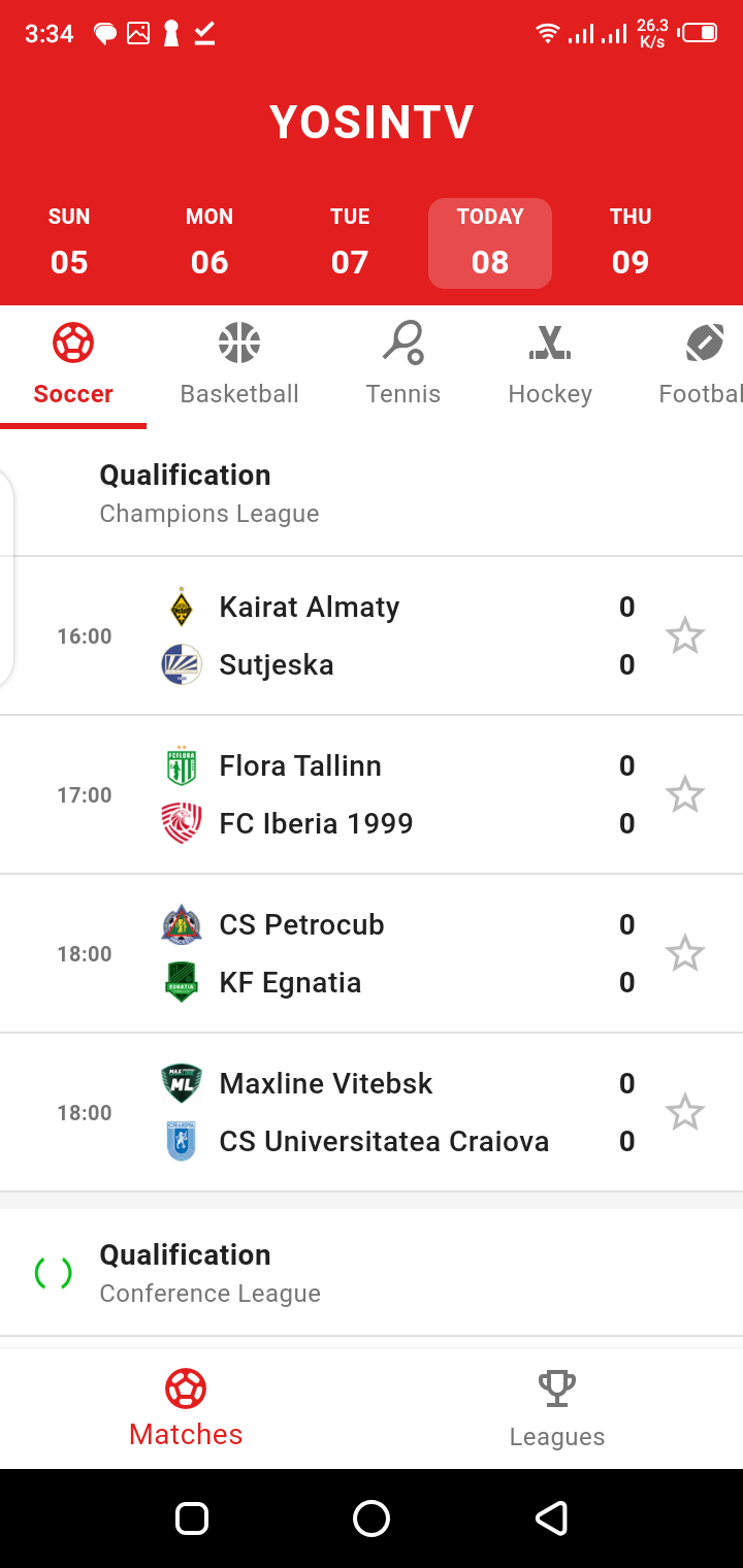 YoSin TV app screenshot 1